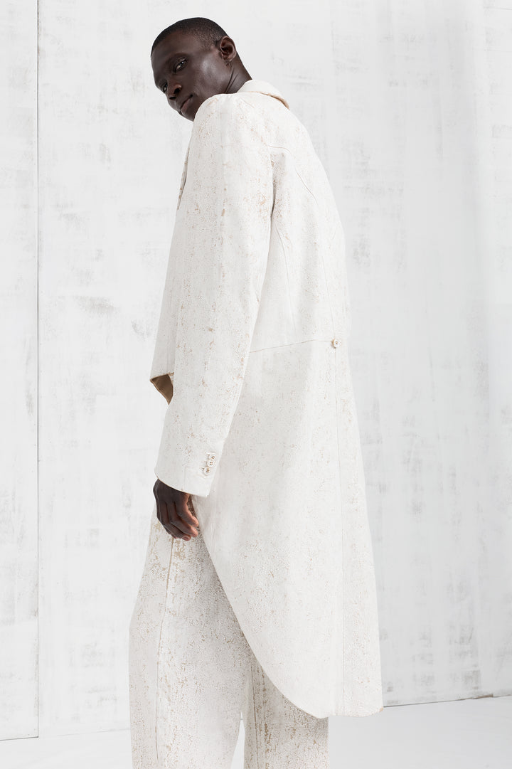 Bianchetto Double-Breasted Tailcoat