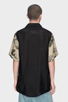 Maison Margiela Floral Sleeve Silk Shirt