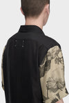 Maison Margiela Floral Sleeve Silk Shirt