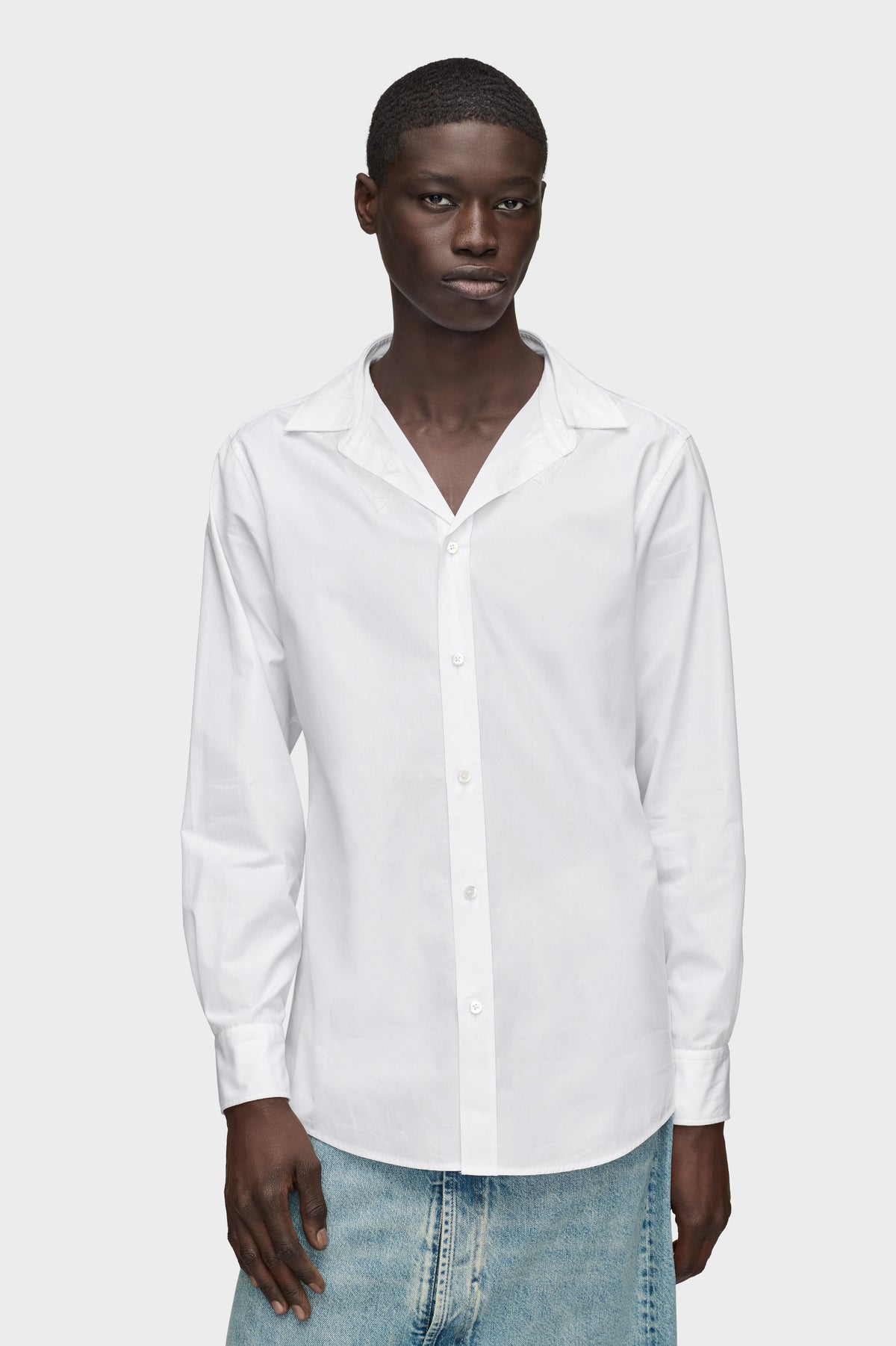 Taped Cotton Shirt