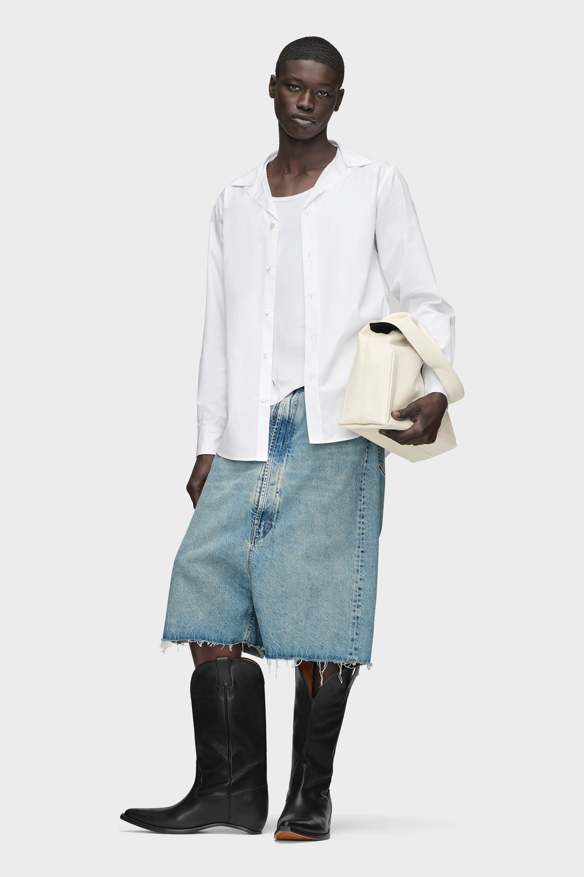 Taped Cotton Shirt