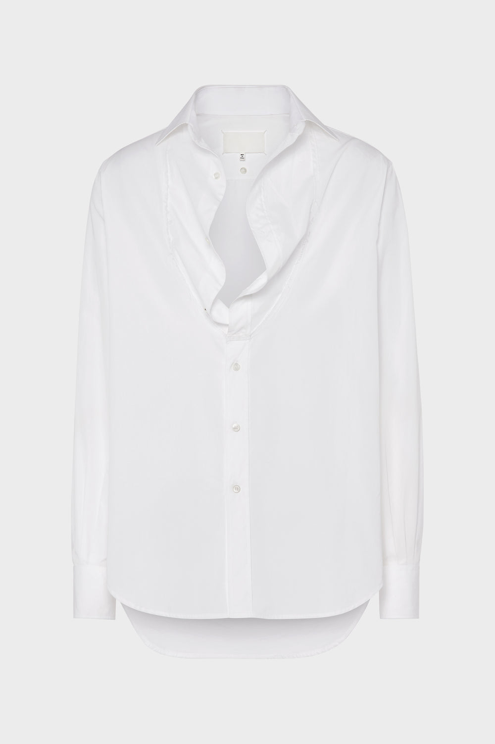 Maison Margiela Folded Collar Cotton Shirt
