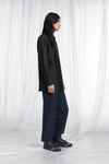 Maison Margiela Fusion Velvet Placket Cotton Shirt