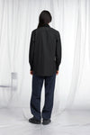 Maison Margiela Fusion Velvet Placket Cotton Shirt