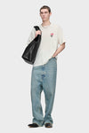 Maison Margiela Floral MM Embroidered Cotton T-Shirt