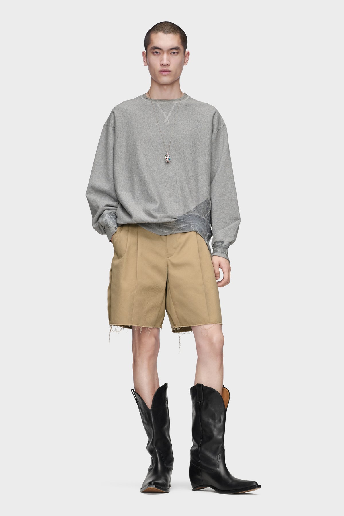 Taped Jersey Sweatshirt