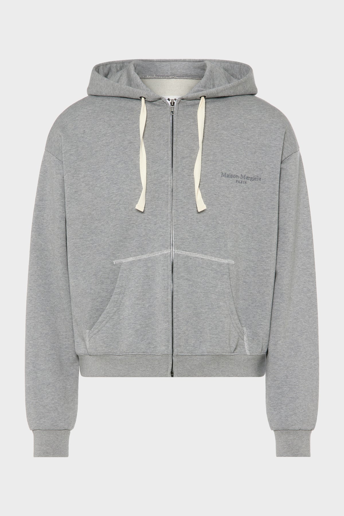Zipped Hooded Sweatshirt