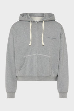 Zipped Hooded Sweatshirt