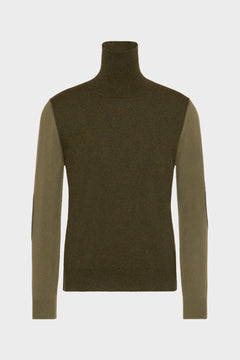 Two-Tone Wool Crewneck