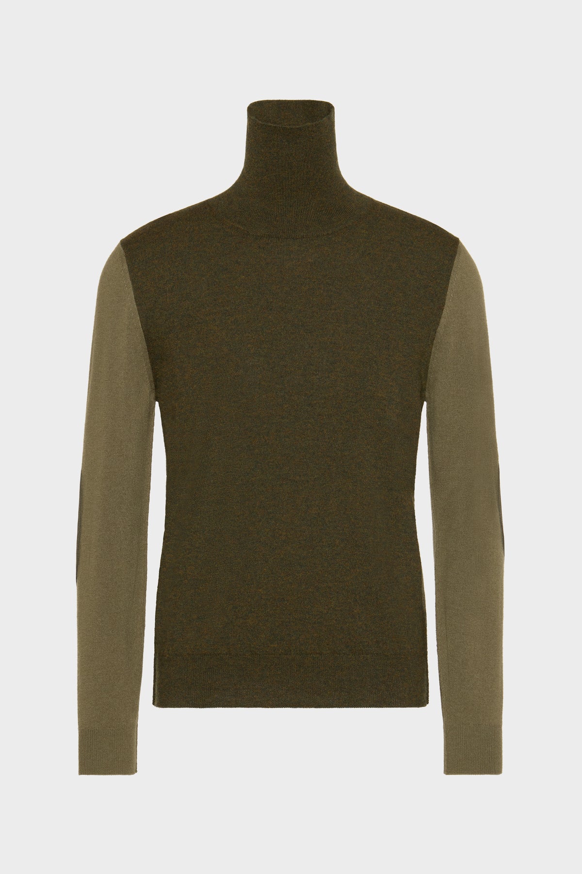 Two-Tone Wool Crewneck