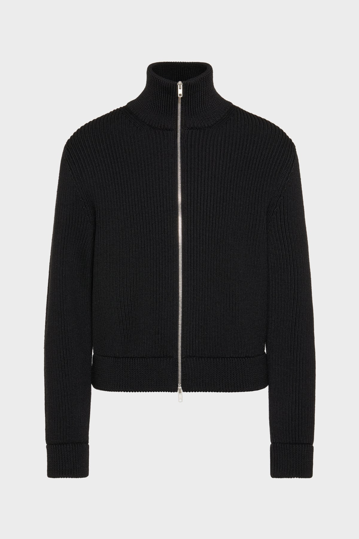 Wool knit jacket