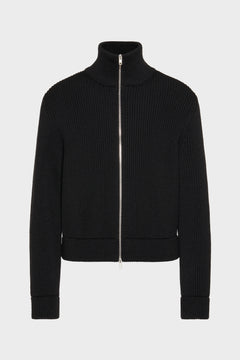 Wool knit jacket