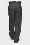 Maison Margiela Pinstripe Wool Drawstring Trousers