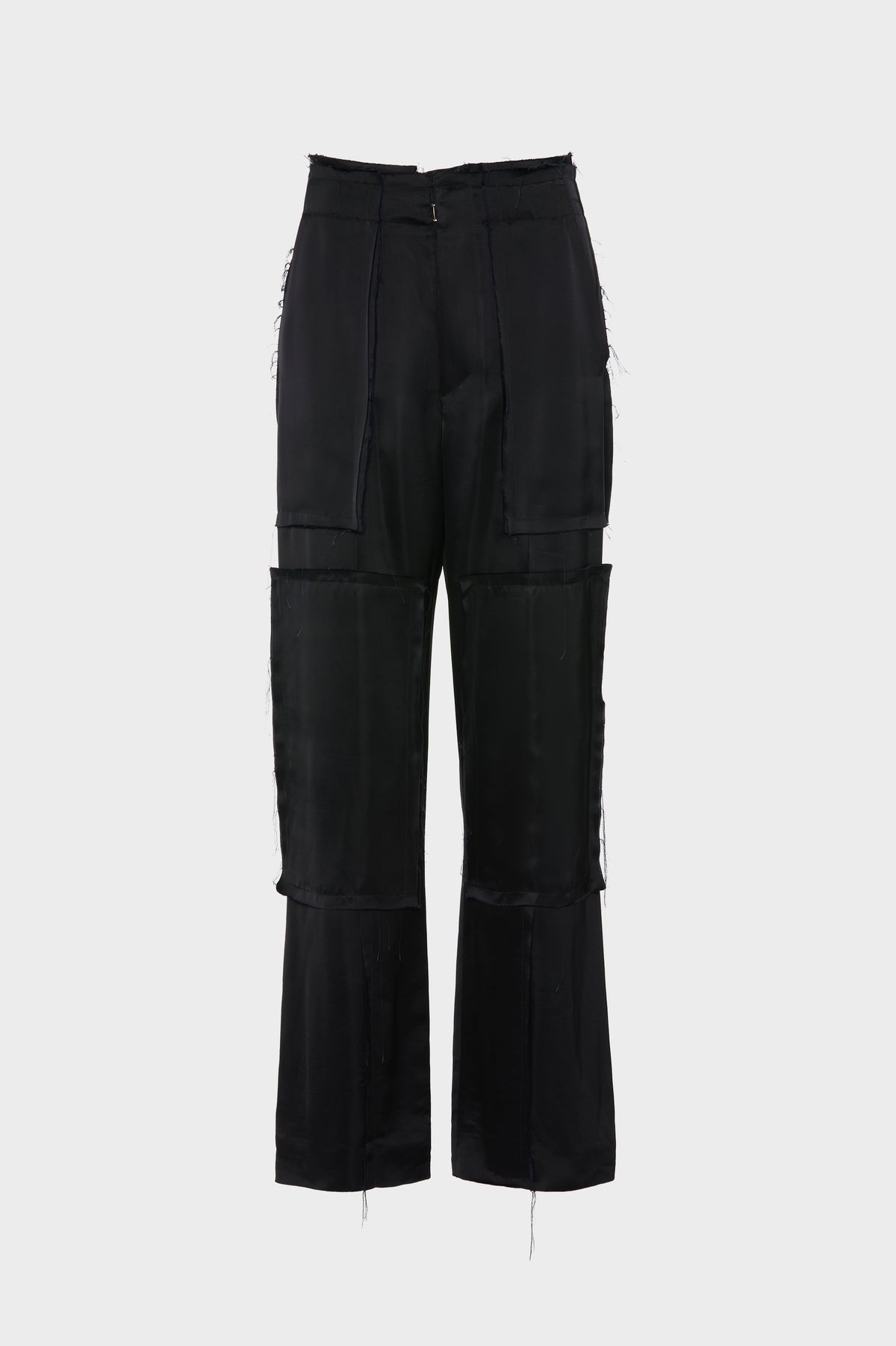 Patchwork Satin Trousers