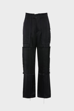 Patchwork Satin Trousers