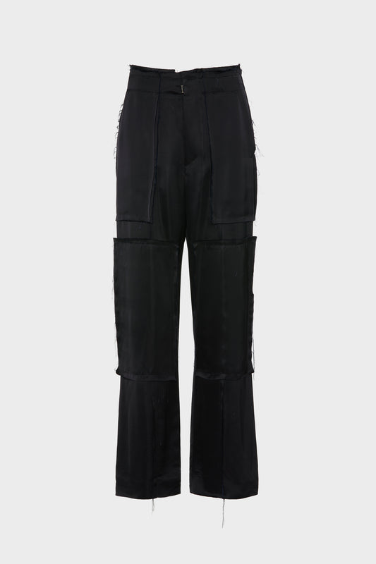 Maison Margiela Patchwork Satin Trousers