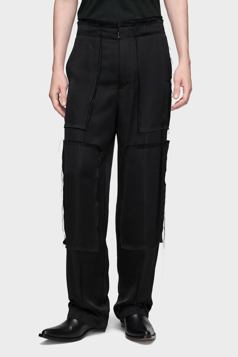 Maison Margiela Patchwork Satin Trousers