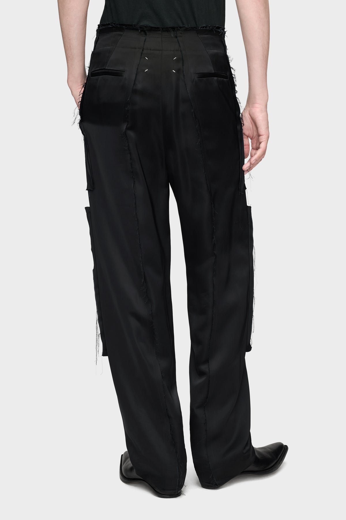 Patchwork Satin Trousers