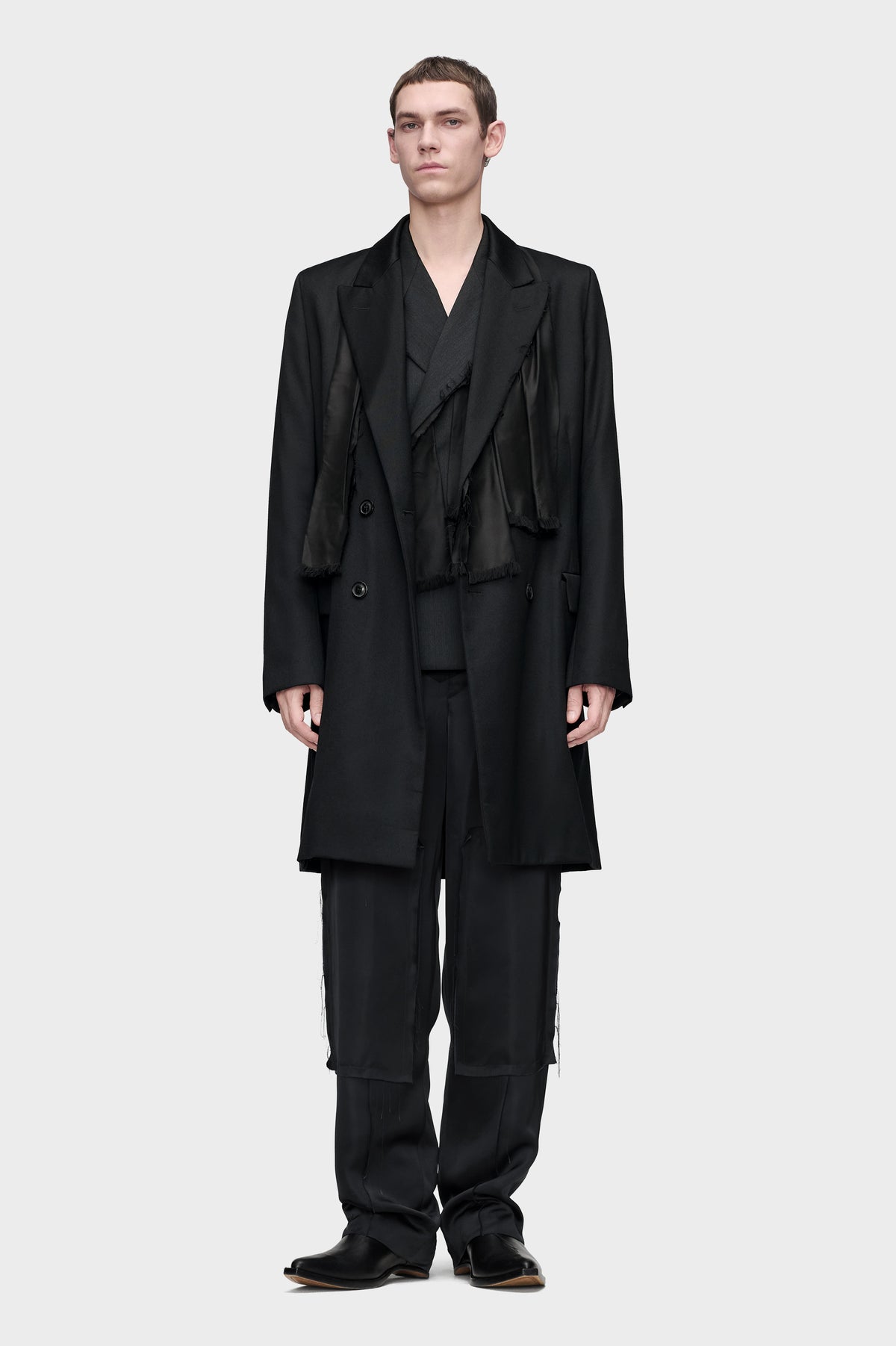Patchwork Satin Trousers