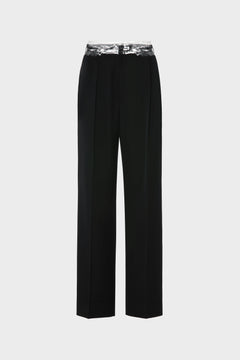 Taped Wool Trousers
