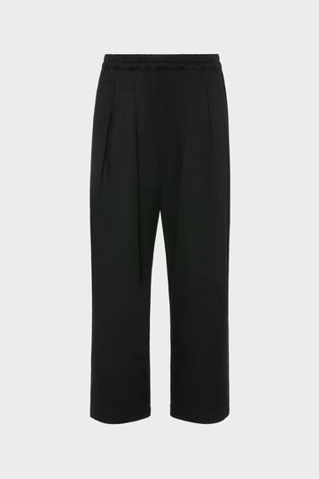 Dropped-Rise Cotton Trousers