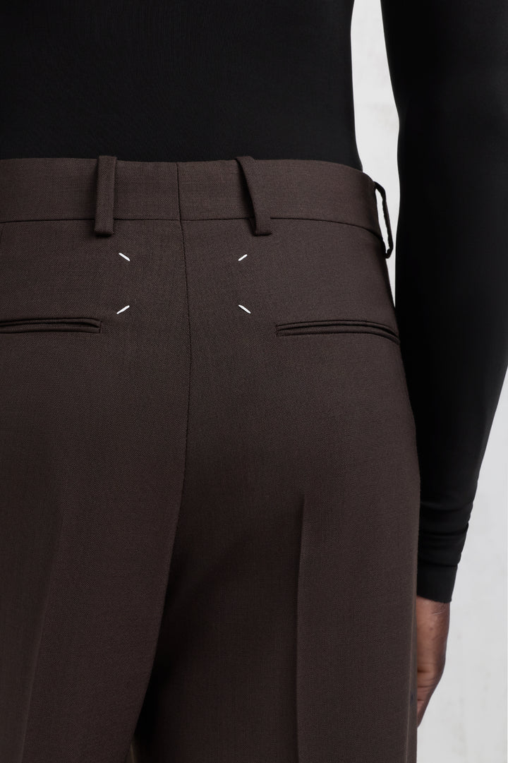 Wool Wide-Leg Trousers