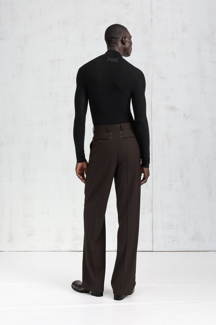 Wool Wide-Leg Trousers