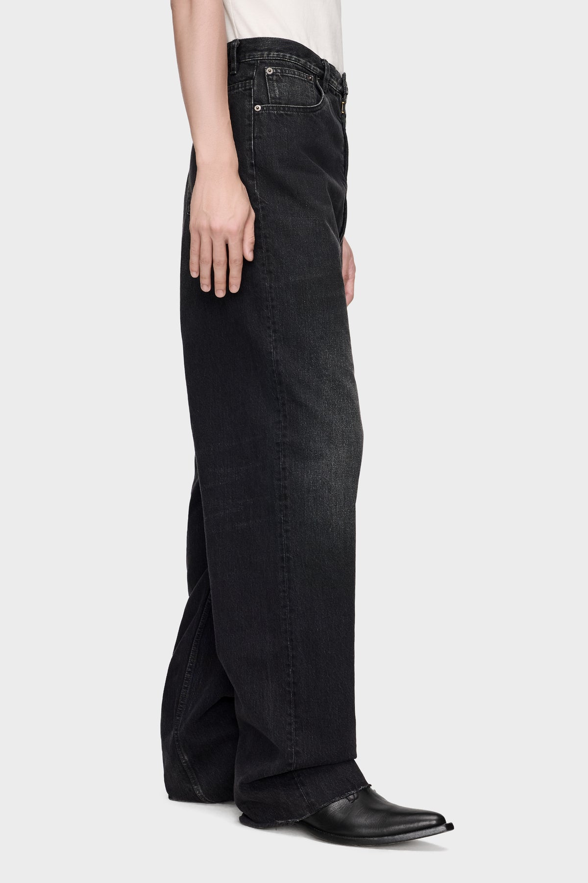 Dropped-Rise Jeans