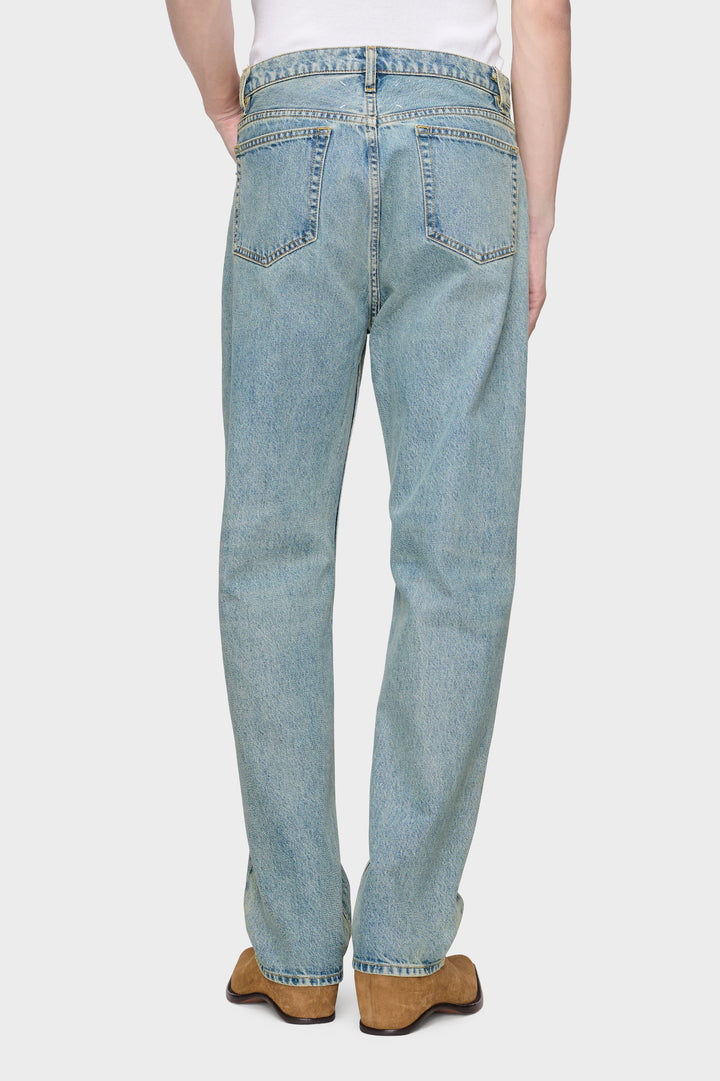 Taped Straight-leg Jeans