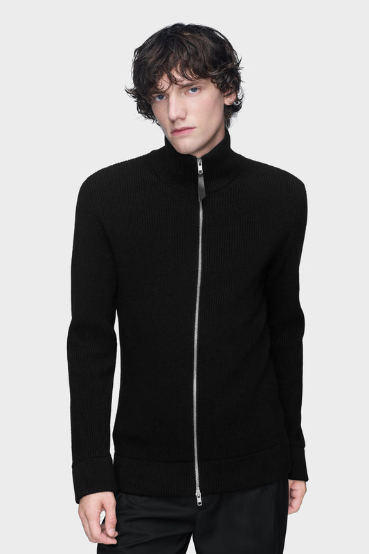 Maison Margiela cardigan zip-up متماسكة