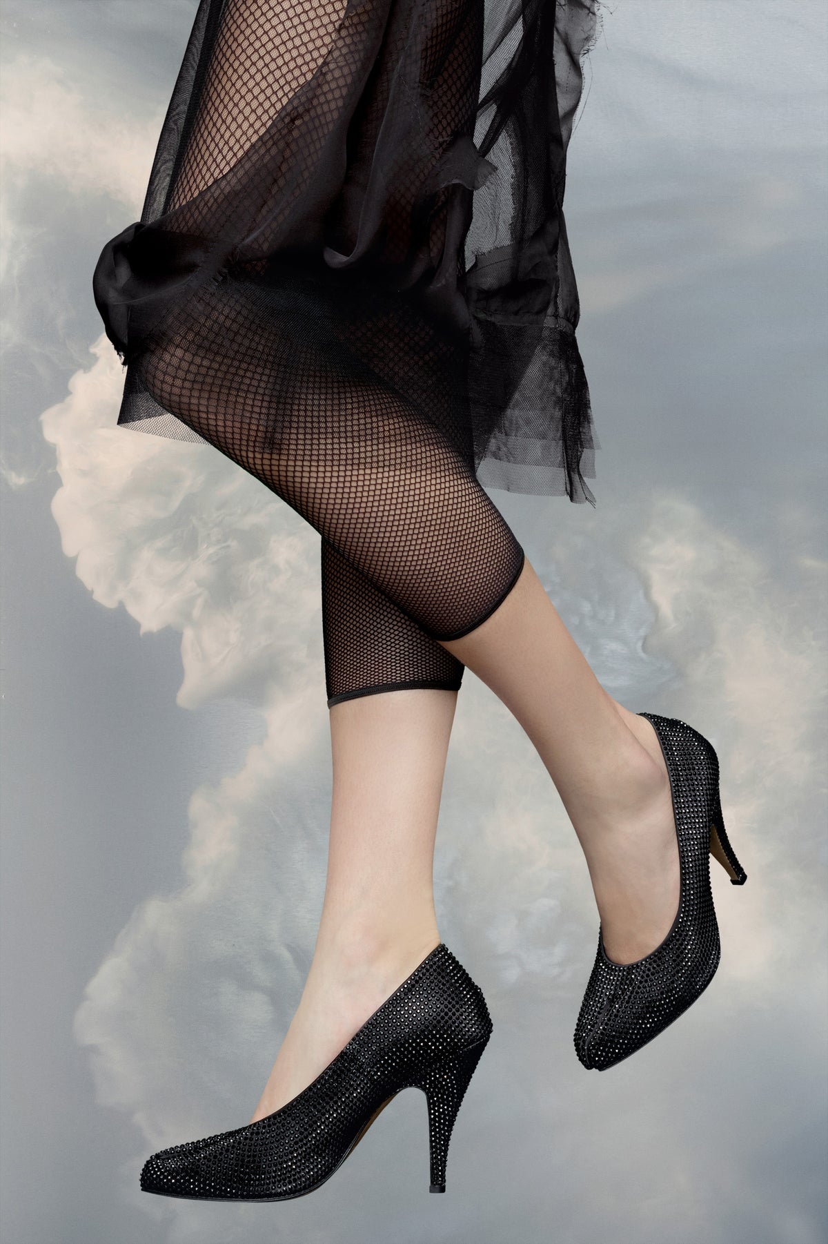 Tabi Rhinestone Pump