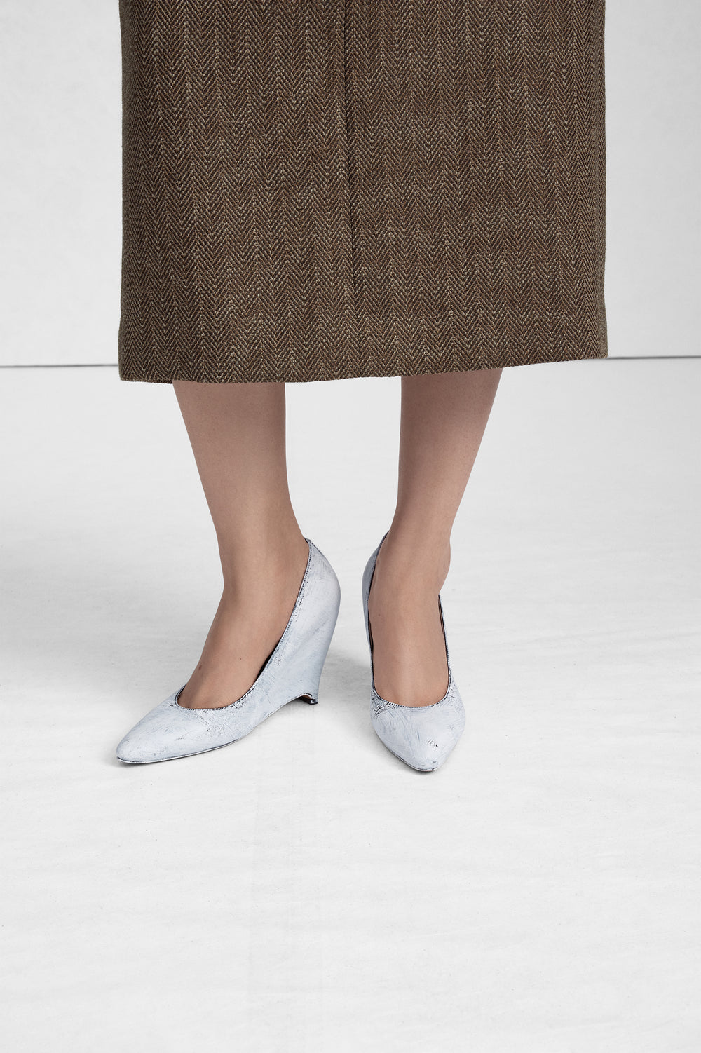 Maison Margiela Heel-less Pumps Bianchetto