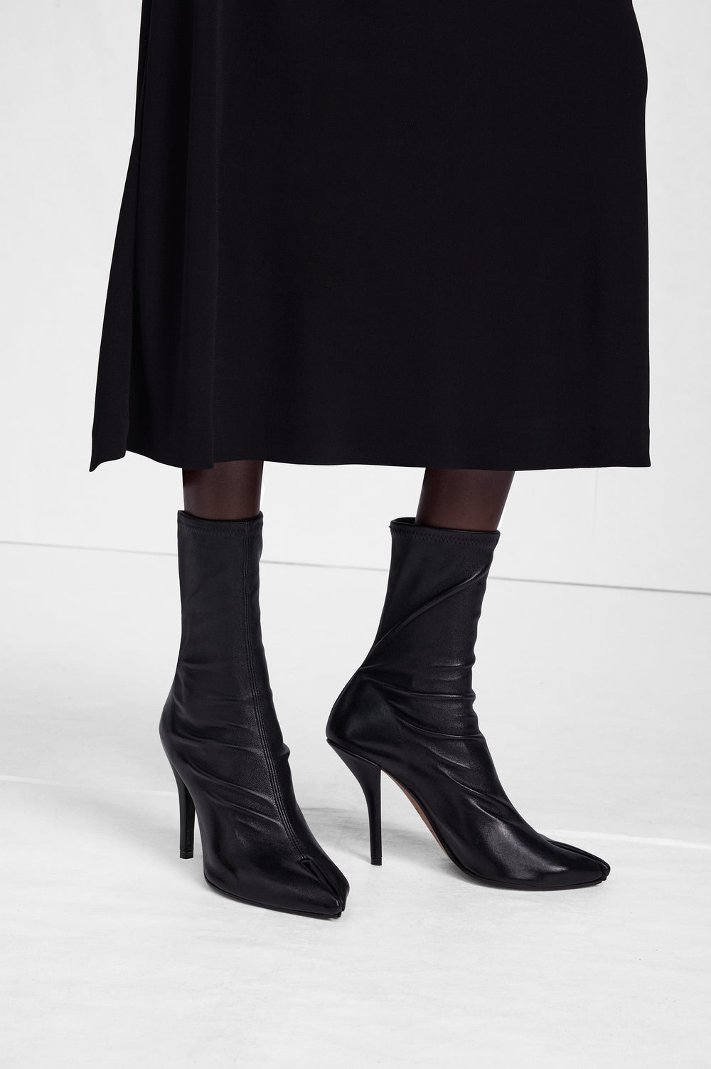Maison Margiela Tabi Ankle Boots Stretch Nappa