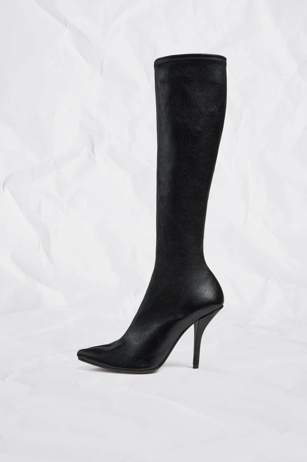 Maison Margiela حذاء تابـي الطويل من جلد نابا المرن