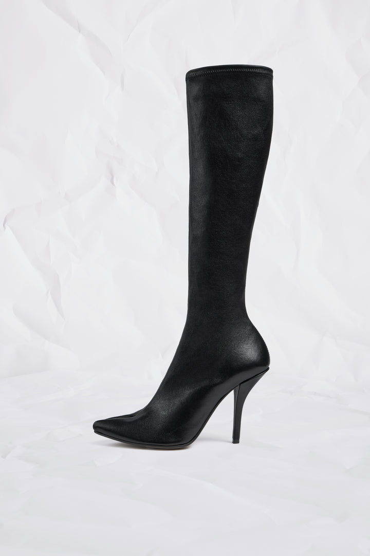 Tabi Knee Boots Stretch Nappa