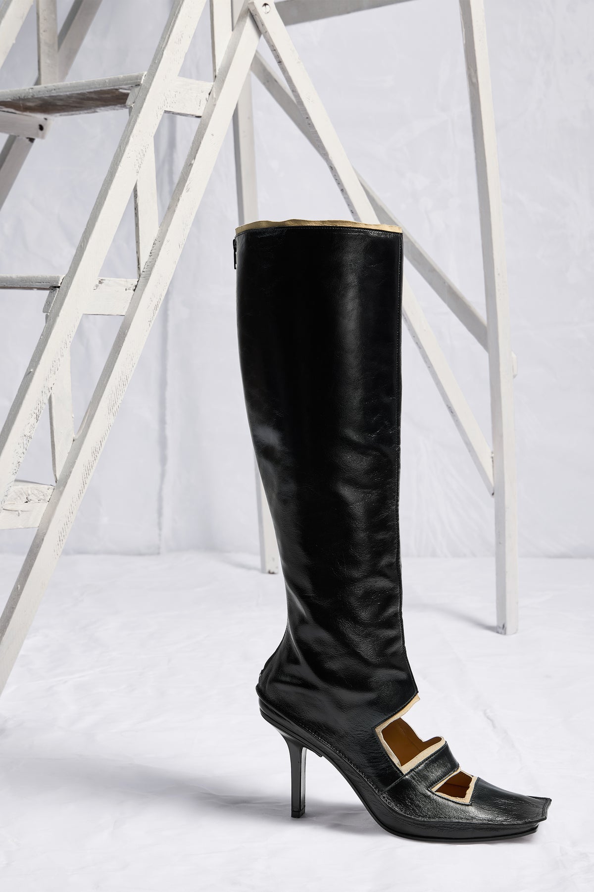 Level Cut-Out Knee Boots