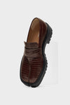 Maison Margiela Tabi county tejus-print loafer
