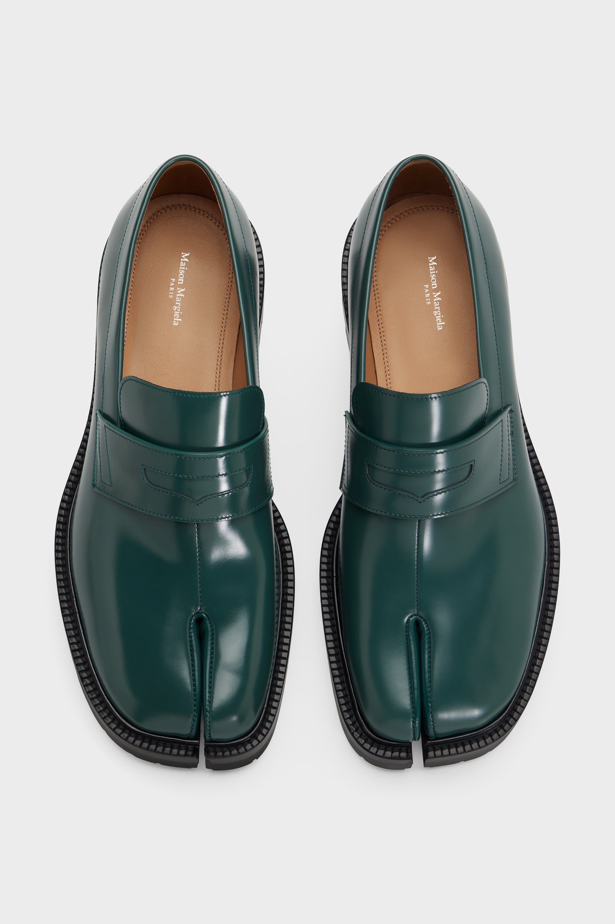 Designer Green Tabi loafers | Shop Online | Maison Margiela