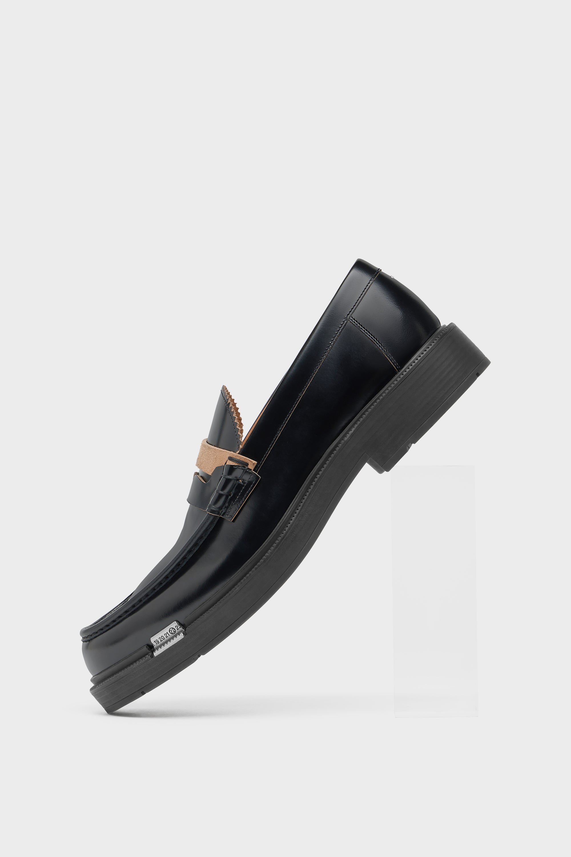 Designer Black Décortiqué Loafer | Shop Online | Maison Margiela