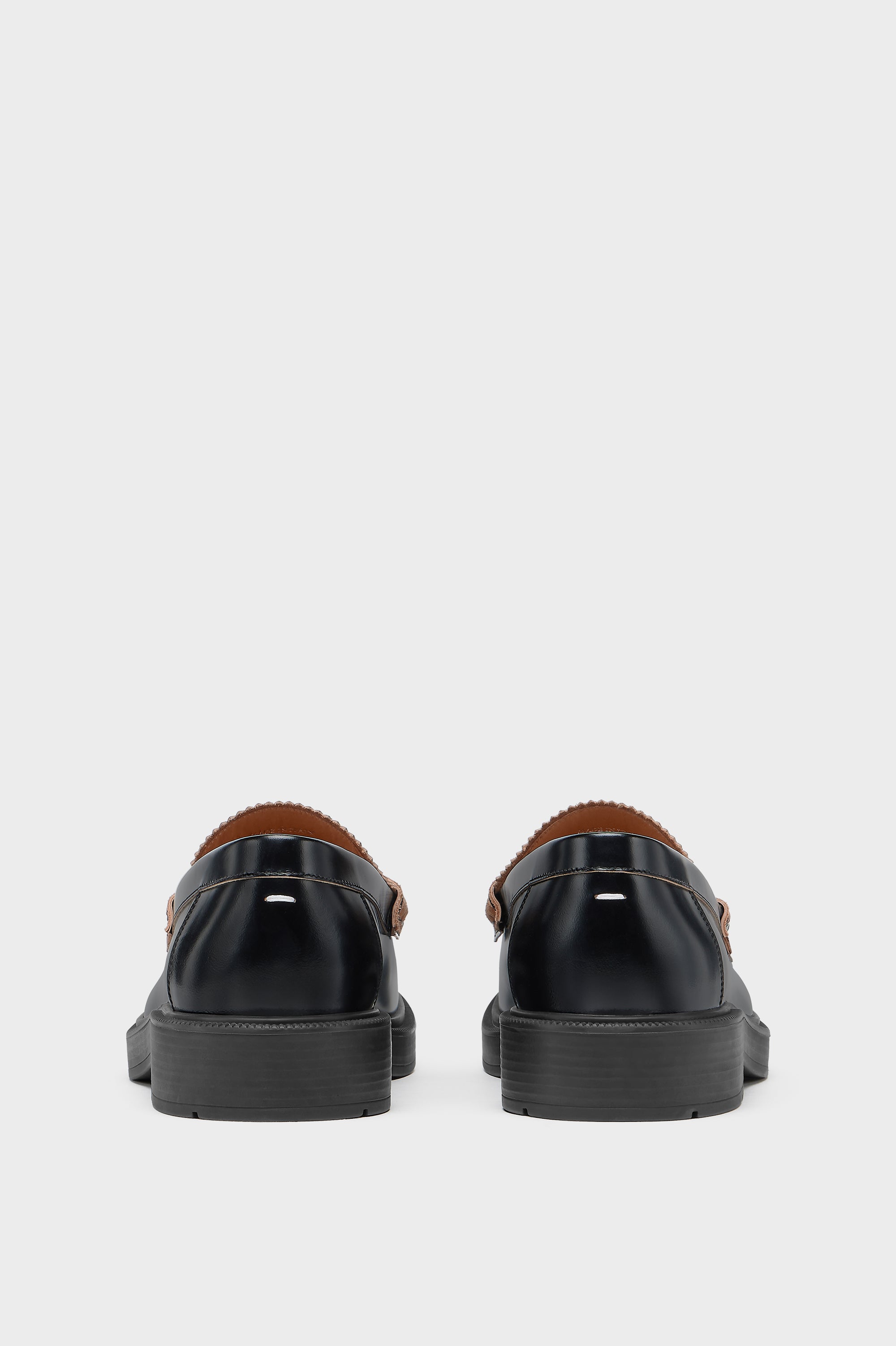 Designer Black Décortiqué Loafer | Shop Online | Maison Margiela