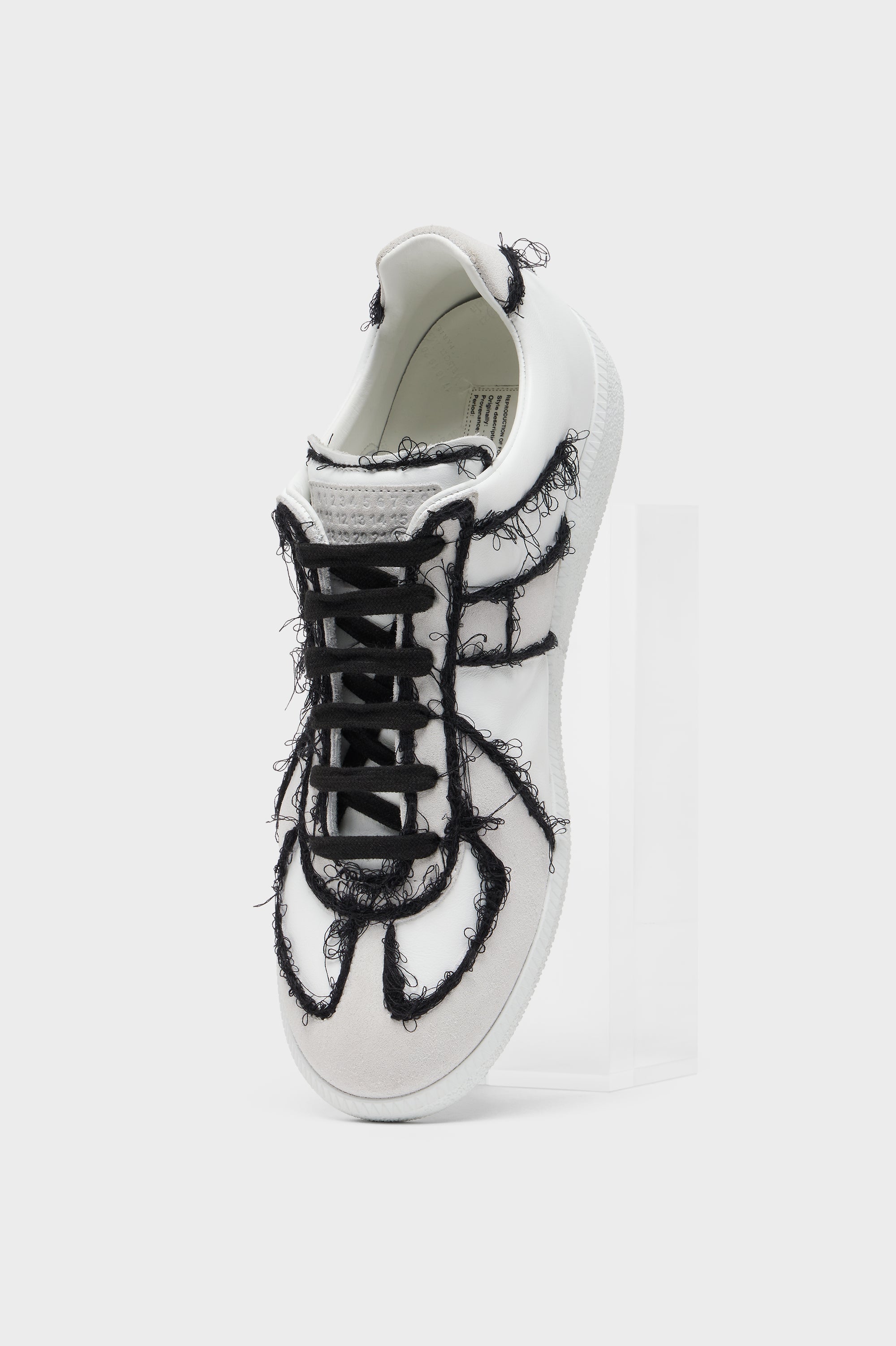 Designer White Replica Sneaker Embroidery | Shop Online | Maison