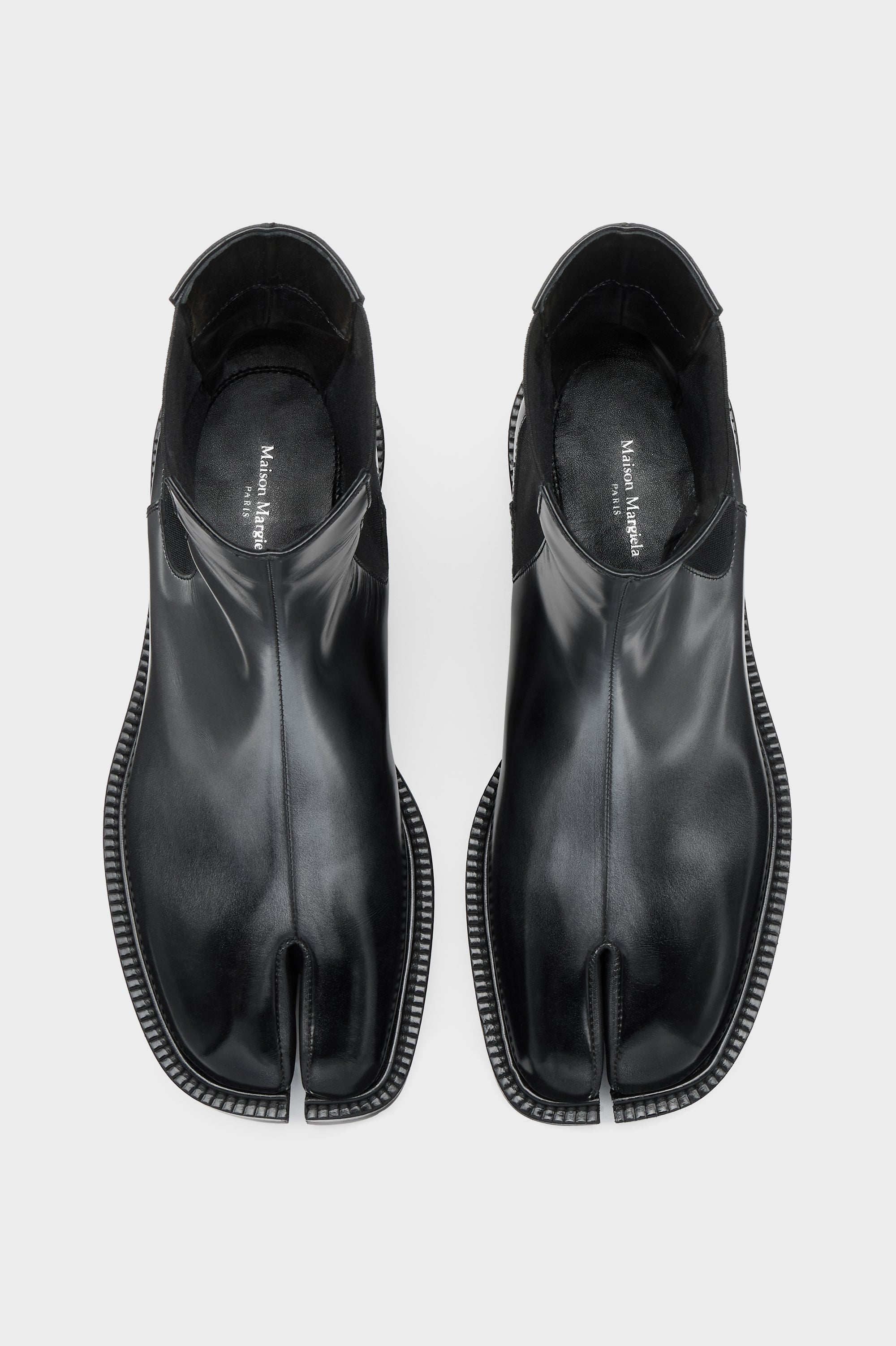 Designer Silver Tabi county metal bicolour boots | Shop Online