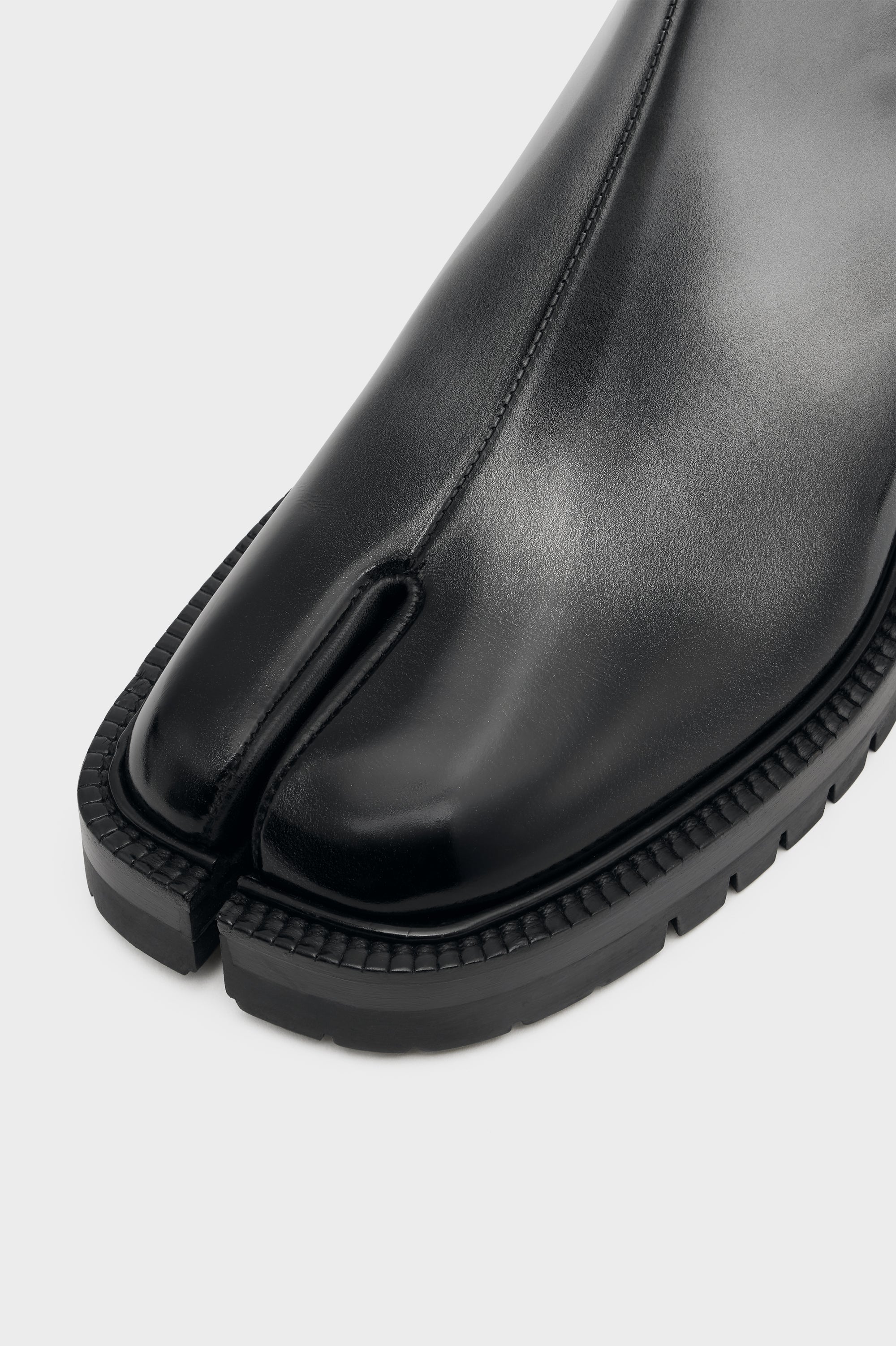 Designer Silver Tabi county metal bicolour boots | Shop Online