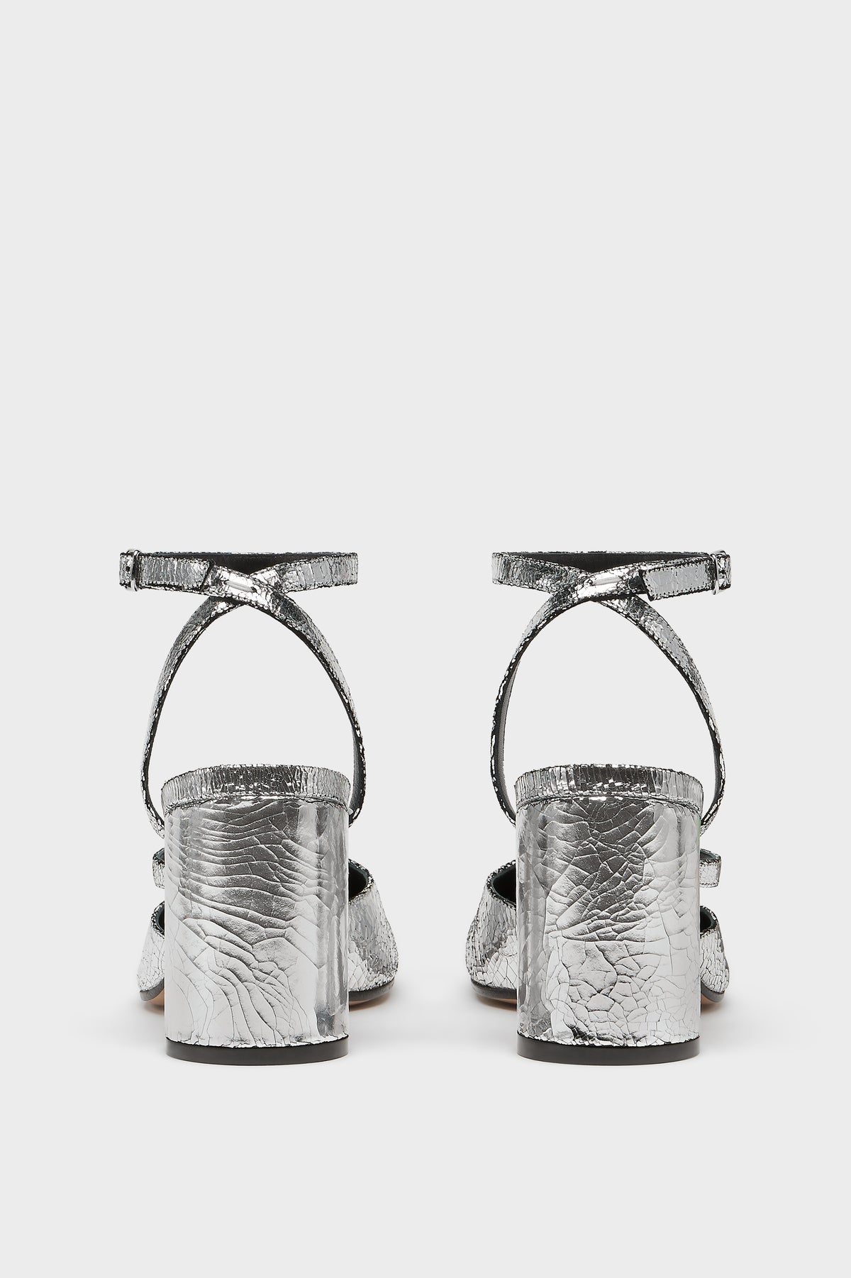 Tabi broken mirror pump sandals