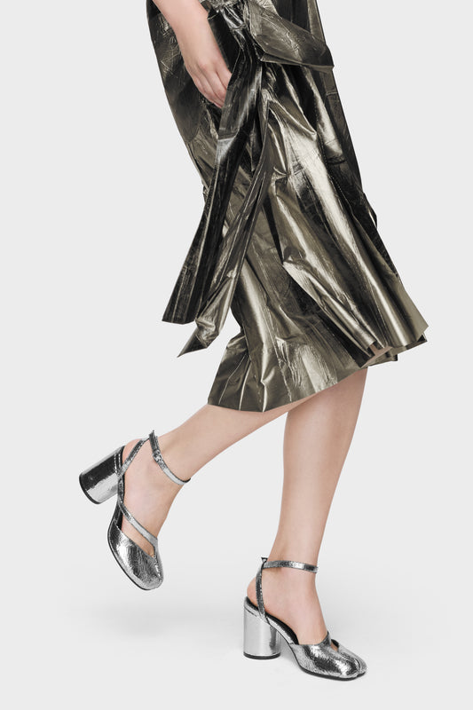 Maison Margiela صندل تابي بمضخة مرآة مكسورة