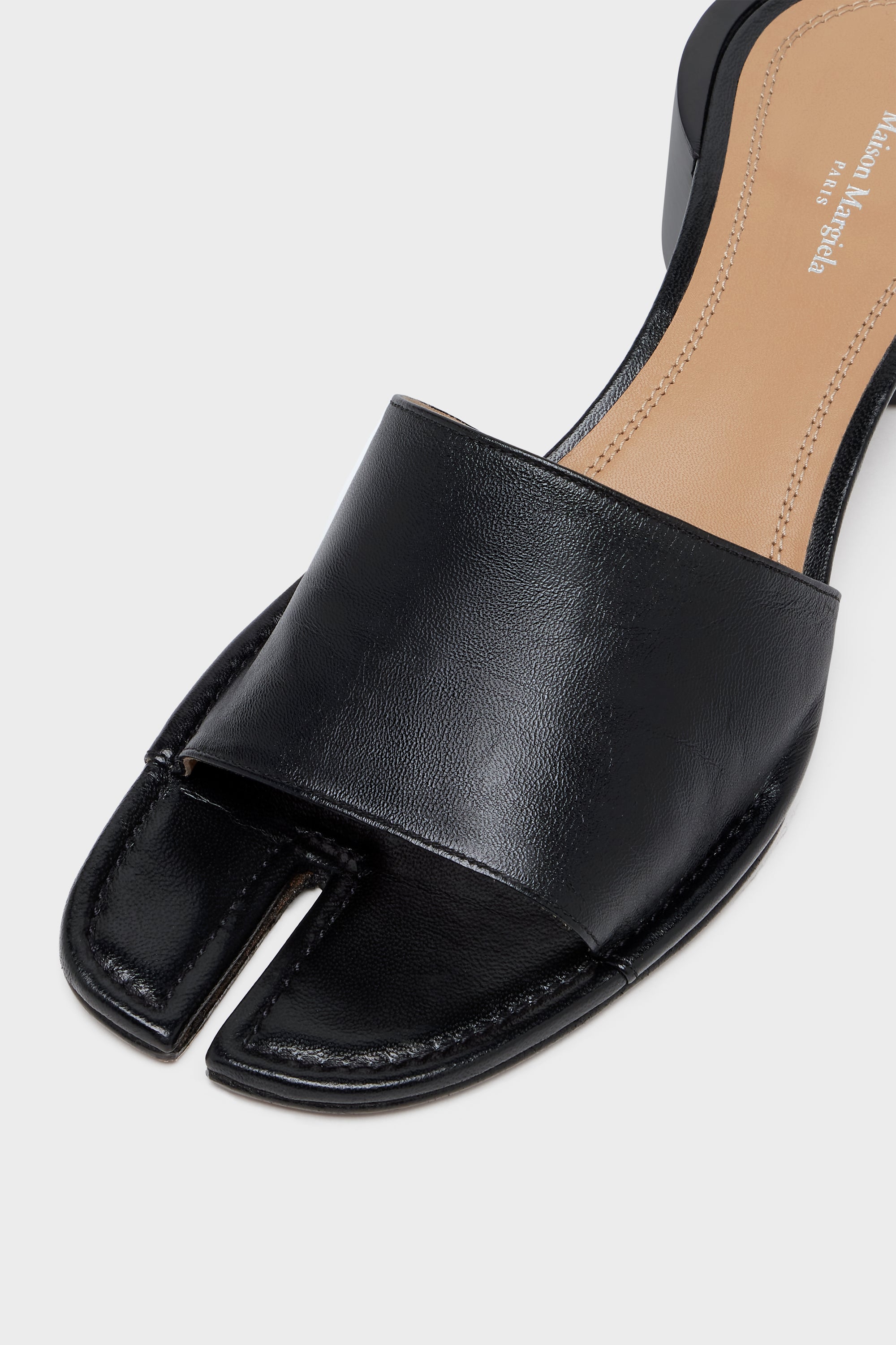 Designer Black Tabi Mule | Shop Online | Maison Margiela