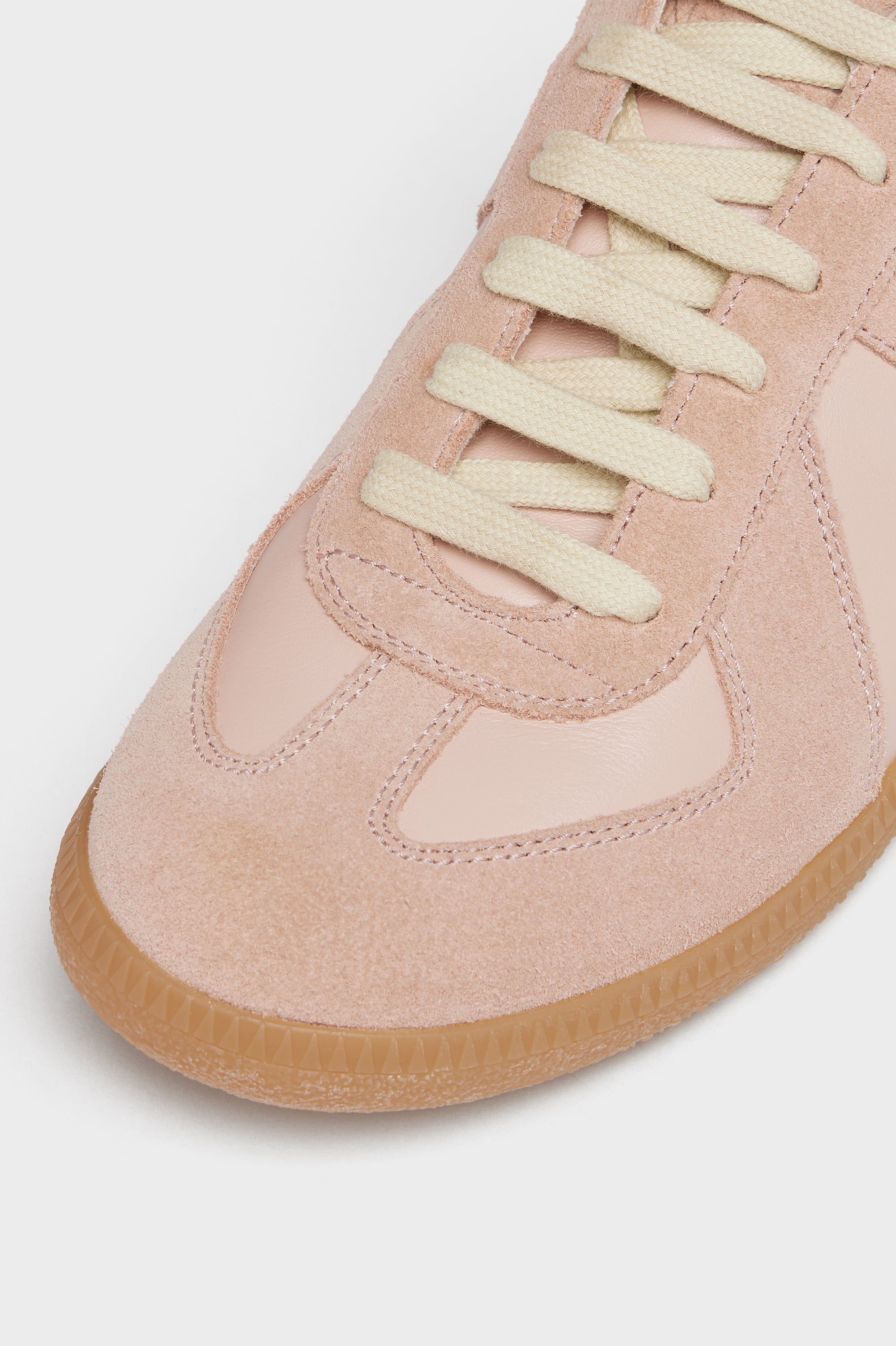 Maison Margiela リブVネックニット S ピンクベージュ Martin Margiela 10 マルタンマルジェラ 19AW オーバーサイズニット