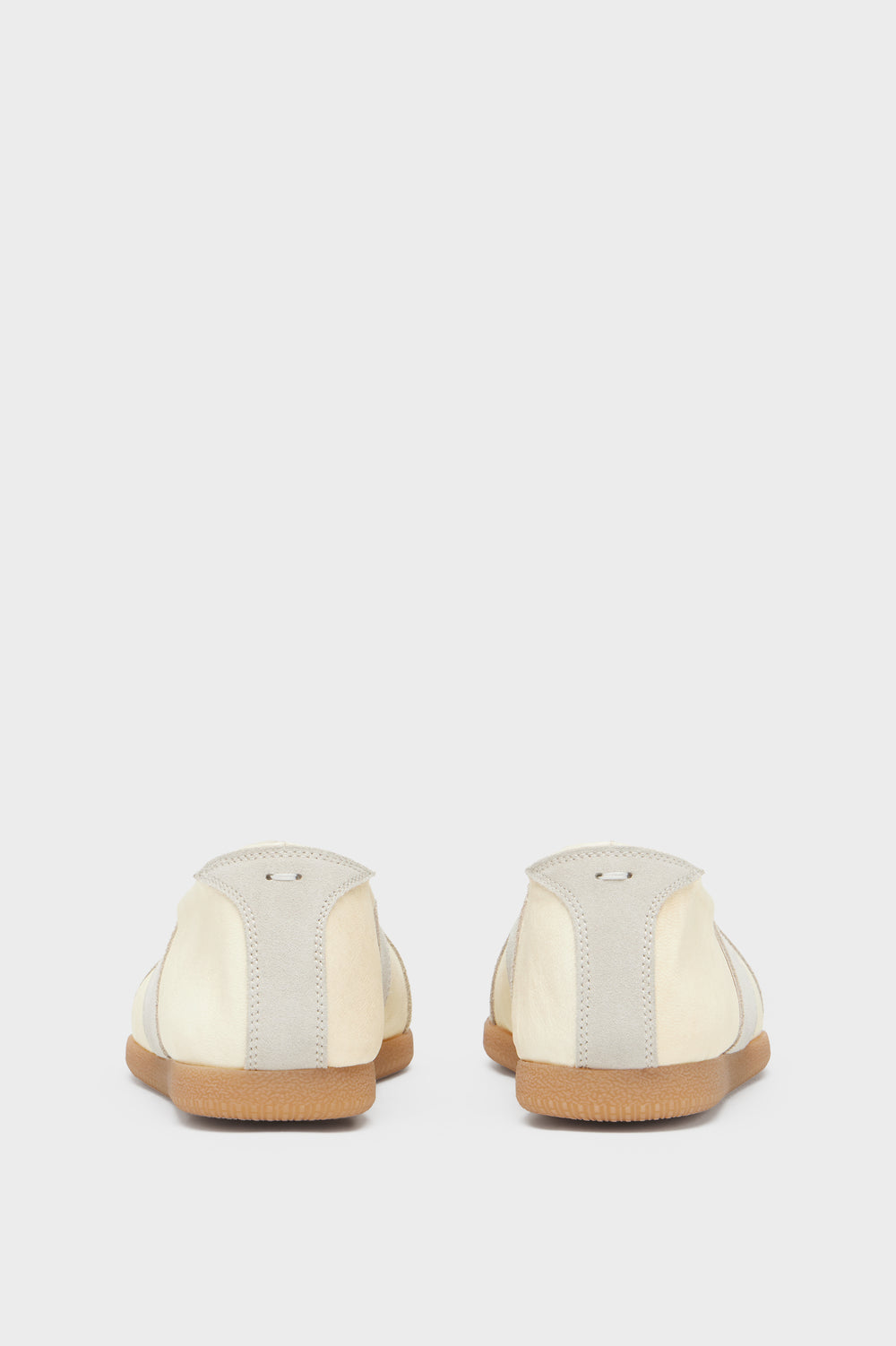 Maison Margiela طبق الأصل من الباليه الناعم ذو الأربطة