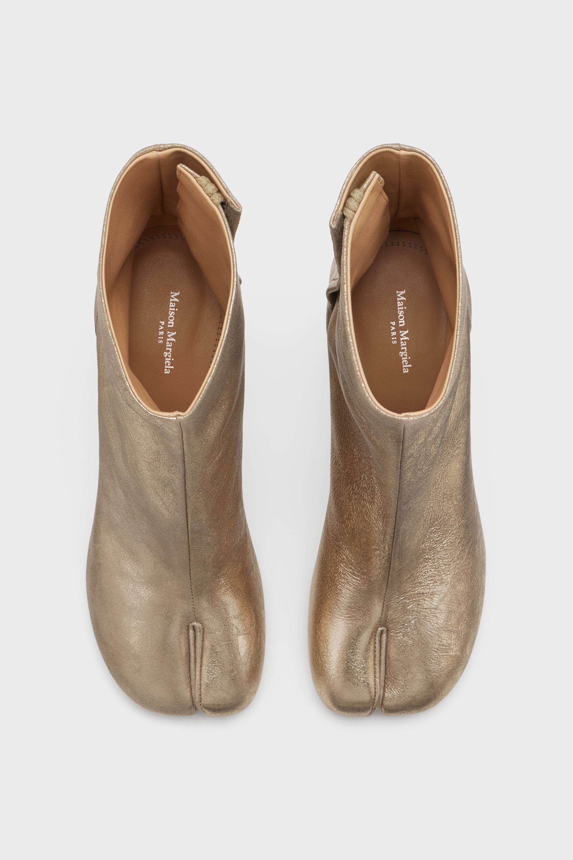 Designer Gold Tabi Ankle Boots | Shop Online | Maison Margiela