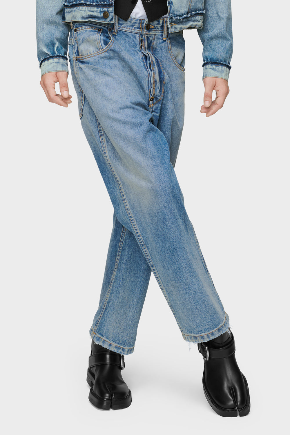 Maison Margiela Tabi County Buckle Ankle Boot